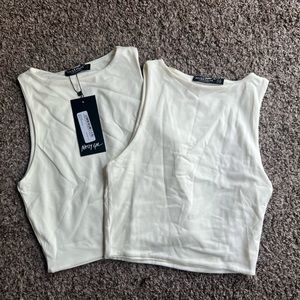 SELLING TOGETHER: Nasty Gal Cropped Sleeveless Top